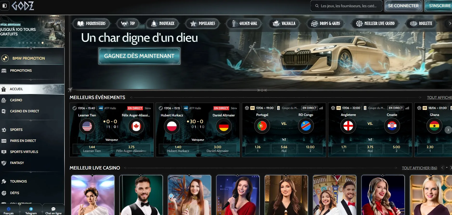Aperçu Godz Casino